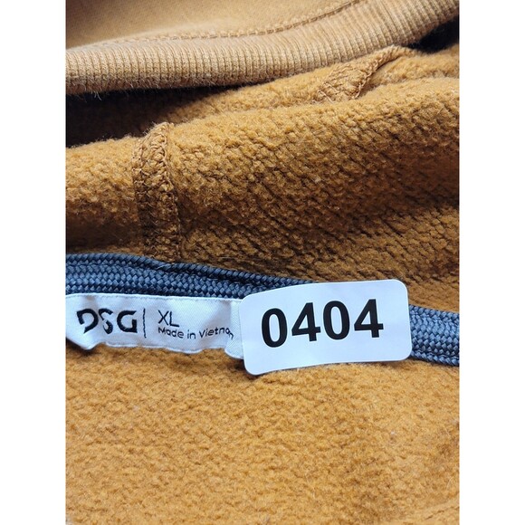 DSG Men Pullover Hoodie Size XL Brown 1/4 Zip Dicks Sporting Goods - Picture 6 of 6
